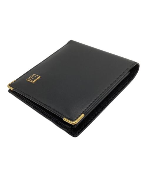 dunhill（ダンヒル）dunhill (ダンヒル) 2つ折り財布 ブラックの古着・服飾アイテム