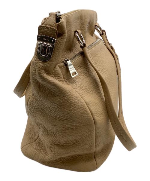 PRADA（プラダ）PRADA (プラダ) トートバッグ ベージュの古着・服飾アイテム