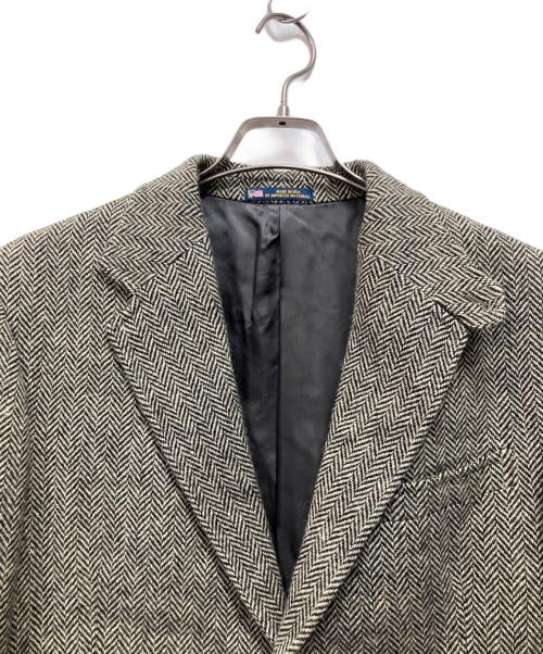 POLO RALPH LAUREN（ポロ・ラルフローレン）POLO RALPH LAUREN (ポロ・ラルフローレン) テーラードジャケット ブラック×ベージュ サイズ:40の古着・服飾アイテム