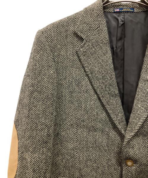 POLO RALPH LAUREN（ポロ・ラルフローレン）POLO RALPH LAUREN (ポロ・ラルフローレン) テーラードジャケット ブラック×ベージュ サイズ:40の古着・服飾アイテム