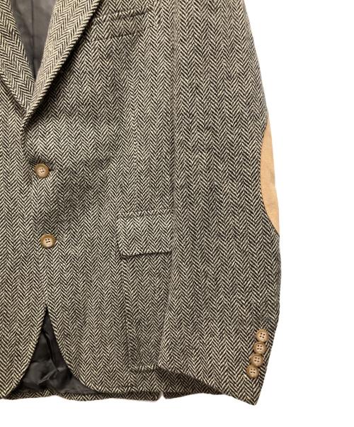 POLO RALPH LAUREN（ポロ・ラルフローレン）POLO RALPH LAUREN (ポロ・ラルフローレン) テーラードジャケット ブラック×ベージュ サイズ:40の古着・服飾アイテム