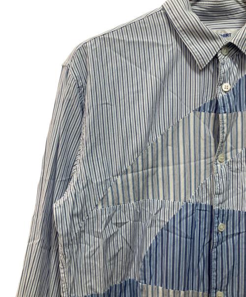 COMME des GARCONS SHIRT（コムデギャルソンシャツ）COMME des GARCONS SHIRT (コムデギャルソンシャツ) 長袖シャツ ホワイト×ブルー サイズ:Mの古着・服飾アイテム