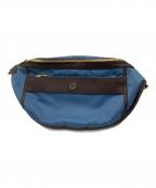HUNTING WORLDハンティングワールド）の古着「ウエストバッグ」｜ブルー×ブラウン