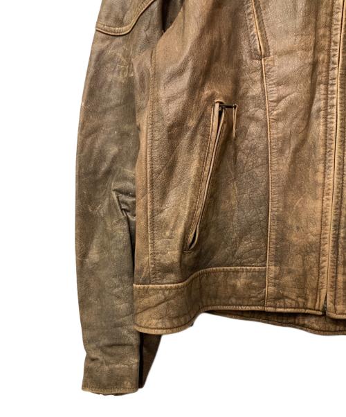 wilsons leather（ウィルソンズレザー）wilsons leather (ウィルソンズレザー) レザージャケット ブラウン サイズ:XLの古着・服飾アイテム