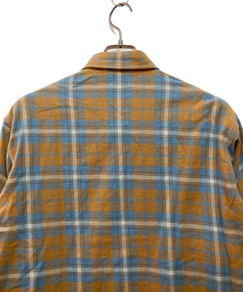 RHC Ron Herman（アールエイチシー ロンハーマン）RHC Ron Herman (アールエイチシー ロンハーマン) 長袖シャツ ブルー×オレンジ サイズ:Mの古着・服飾アイテム
