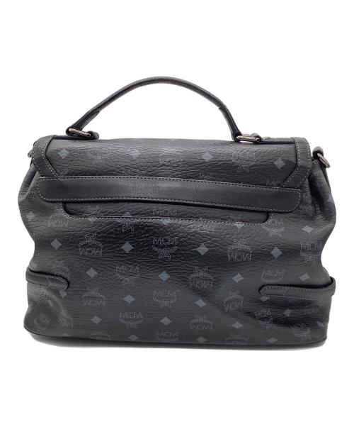 MCM（エムシーエム）MCM (エムシーエム) メッセンジャーバッグ ブラックの古着・服飾アイテム