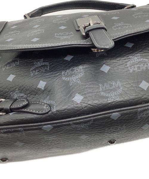 MCM（エムシーエム）MCM (エムシーエム) メッセンジャーバッグ ブラックの古着・服飾アイテム