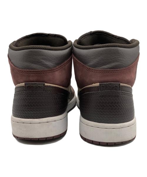 NIKE（ナイキ）NIKE (ナイキ) ハイカットスニーカー ブラウン×ベージュ サイズ:27の古着・服飾アイテム