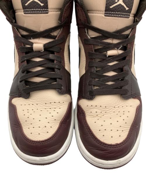 NIKE（ナイキ）NIKE (ナイキ) ハイカットスニーカー ブラウン×ベージュ サイズ:27の古着・服飾アイテム