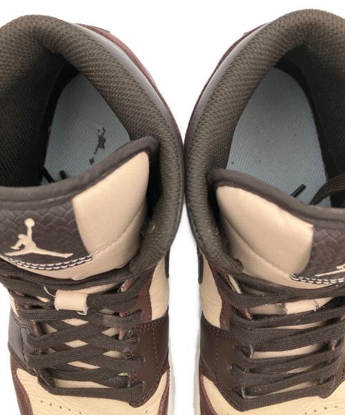 NIKE（ナイキ）NIKE (ナイキ) ハイカットスニーカー ブラウン×ベージュ サイズ:27の古着・服飾アイテム