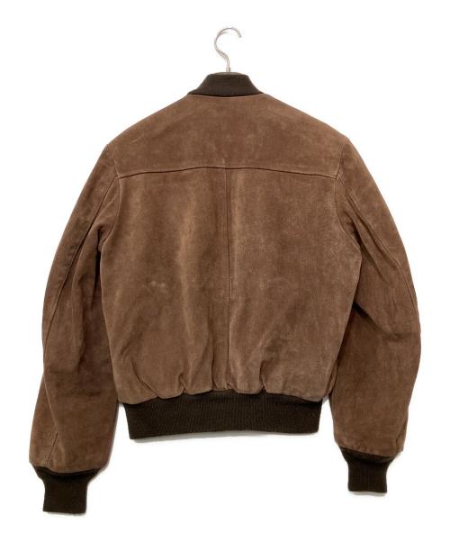 Schott（ショット）Schott (ショット) スウェードボンバージャケット ブラウン サイズ:38の古着・服飾アイテム
