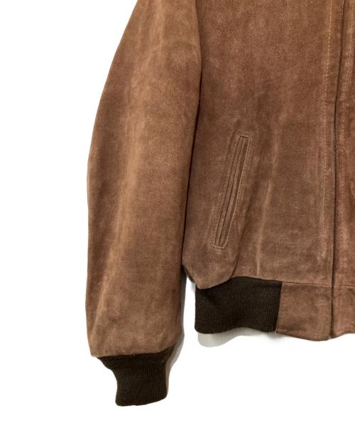 Schott（ショット）Schott (ショット) スウェードボンバージャケット ブラウン サイズ:38の古着・服飾アイテム