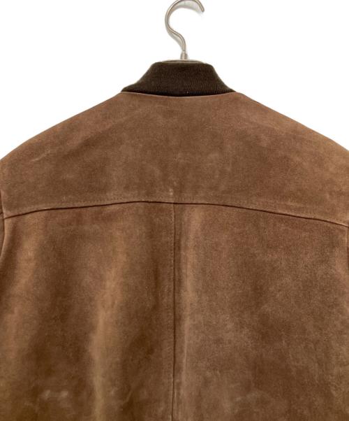 Schott（ショット）Schott (ショット) スウェードボンバージャケット ブラウン サイズ:38の古着・服飾アイテム