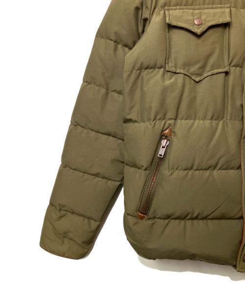 Pen Field（ペンフィールド）Pen Field (ペンフィールド) ダウンジャケット ブラウン×グリーン サイズ:Mの古着・服飾アイテム