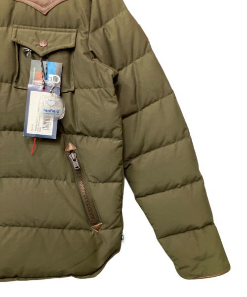 Pen Field（ペンフィールド）Pen Field (ペンフィールド) ダウンジャケット ブラウン×グリーン サイズ:Mの古着・服飾アイテム