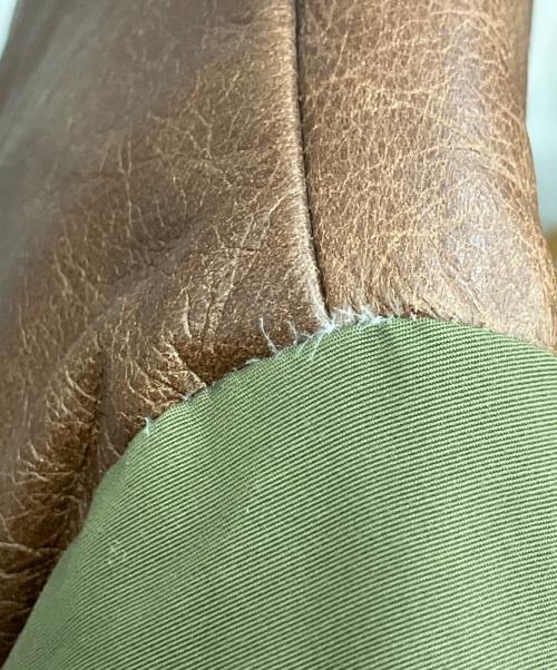 Pen Field（ペンフィールド）Pen Field (ペンフィールド) ダウンジャケット ブラウン×グリーン サイズ:Mの古着・服飾アイテム