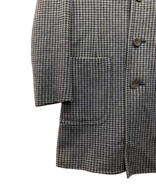 BOGLIOLI（ボリオリ）BOGLIOLI (ボリオリ) ウールコート グレー×ネイビー サイズ:44の古着・服飾アイテム