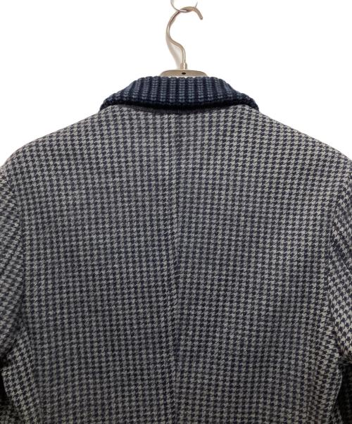 BOGLIOLI（ボリオリ）BOGLIOLI (ボリオリ) ウールコート グレー×ネイビー サイズ:44の古着・服飾アイテム