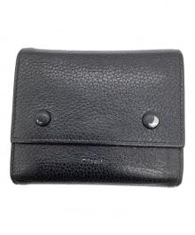 CELINE（セリーヌ）の古着「3つ折り財布」｜ブラック×イエロー