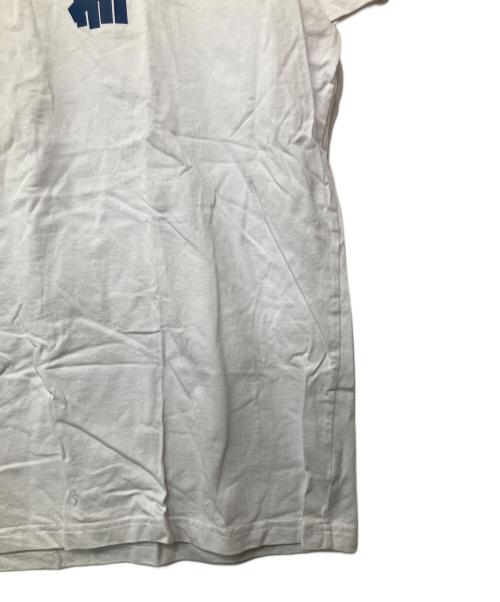 UNDEFEATED（アンディフィーテッド）UNDEFEATED (アンディフィーテッド) LA DODGERS (ロサンゼルス・ドジャース) New Era (ニューエラ) プリントTシャツ ホワイト×ブルー サイズ:XLの古着・服飾アイテム