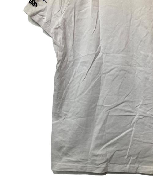 UNDEFEATED（アンディフィーテッド）UNDEFEATED (アンディフィーテッド) LA DODGERS (ロサンゼルス・ドジャース) New Era (ニューエラ) プリントTシャツ ホワイト×ブルー サイズ:XLの古着・服飾アイテム