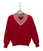 PAUL SMITHポールスミス）の古着「薄手ニット」｜レッド
