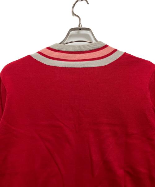 PAUL SMITH（ポールスミス）Paul Smith (ポールスミス) 薄手ニット レッド サイズ:Mの古着・服飾アイテム