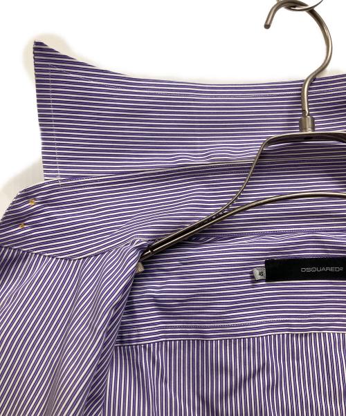 DSQUARED2（ディースクエアード）DSQUARED2 (ディースクエアード) 長袖シャツ パープル サイズ:46の古着・服飾アイテム