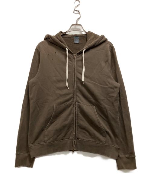 NUMBER (N)INE（ナンバーナイン）NUMBER (N)INE (ナンバーナイン) ジップパーカー ブラウン サイズ:4の古着・服飾アイテム