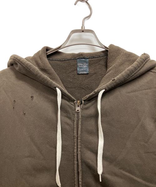 NUMBER (N)INE（ナンバーナイン）NUMBER (N)INE (ナンバーナイン) ジップパーカー ブラウン サイズ:4の古着・服飾アイテム