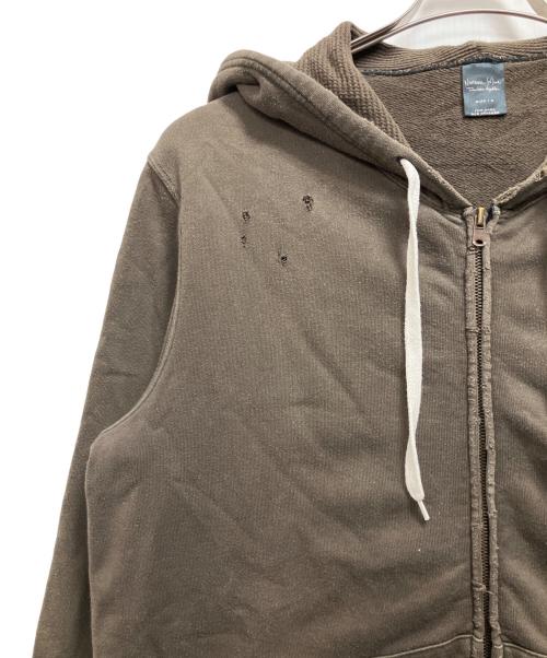 NUMBER (N)INE（ナンバーナイン）NUMBER (N)INE (ナンバーナイン) ジップパーカー ブラウン サイズ:4の古着・服飾アイテム