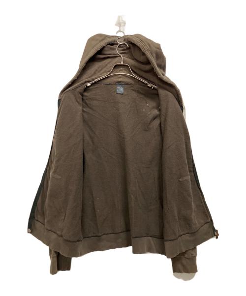 NUMBER (N)INE（ナンバーナイン）NUMBER (N)INE (ナンバーナイン) ジップパーカー ブラウン サイズ:4の古着・服飾アイテム