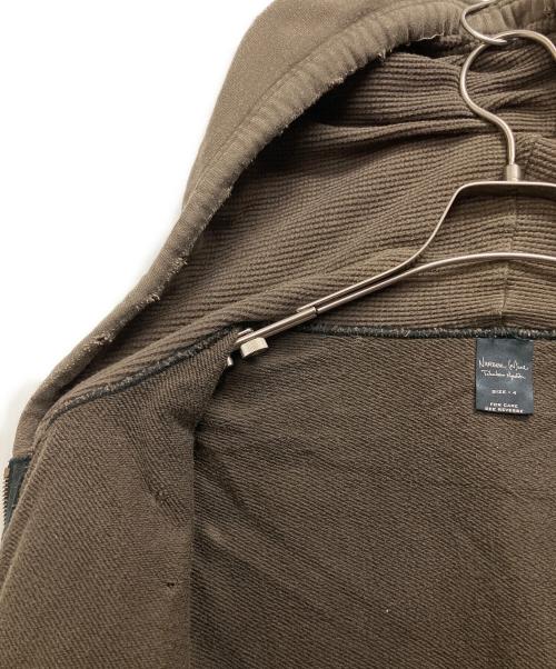 NUMBER (N)INE（ナンバーナイン）NUMBER (N)INE (ナンバーナイン) ジップパーカー ブラウン サイズ:4の古着・服飾アイテム