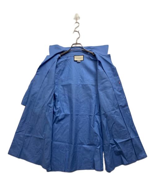 GUCCI（グッチ）GUCCI (グッチ) ボーリングシャツ スカイブルー サイズ:54の古着・服飾アイテム