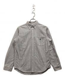 THE NORTHFACE PURPLELABEL（ザ・ノースフェイス パープルレーベル）の古着「長袖シャツ」｜ホワイト×パープル