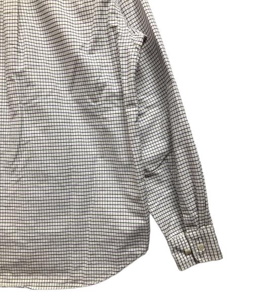 THE NORTHFACE PURPLELABEL（ザ・ノースフェイス パープルレーベル）THE NORTHFACE PURPLELABEL (ザ・ノースフェイス パープルレーベル) 長袖シャツ ホワイト×パープル サイズ:Mの古着・服飾アイテム