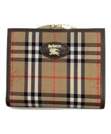 Burberry's（バーバリーズ）の古着「2つ折り財布」｜ブラウン×ベージュ