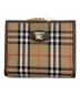 Burberry's（バーバリーズ）の古着「2つ折り財布」｜ブラウン×ベージュ