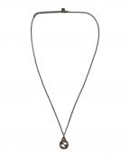 GUCCIグッチ）の古着「インターロッキング　ネックレス」｜シルバー