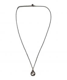 GUCCI（グッチ）の古着「インターロッキング　ネックレス」｜シルバー