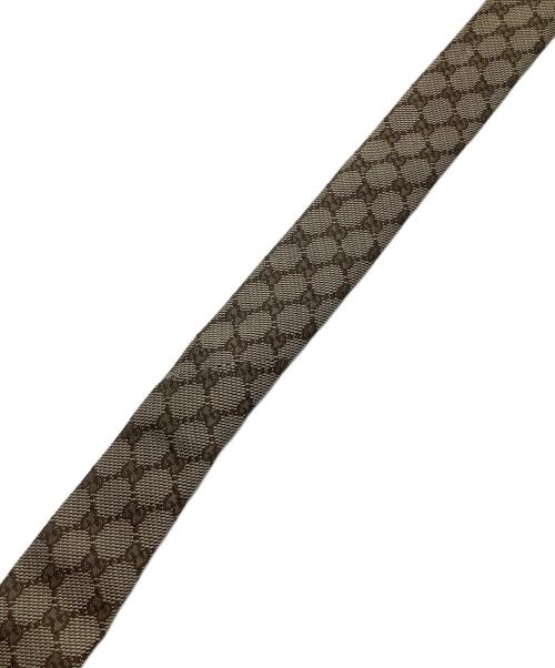 GUCCI（グッチ）GUCCI (グッチ) GG　ネクタイ ブラウン サイズ:記載無の古着・服飾アイテム