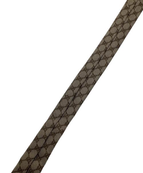 GUCCI（グッチ）GUCCI (グッチ) GG　ネクタイ ブラウン サイズ:記載無の古着・服飾アイテム