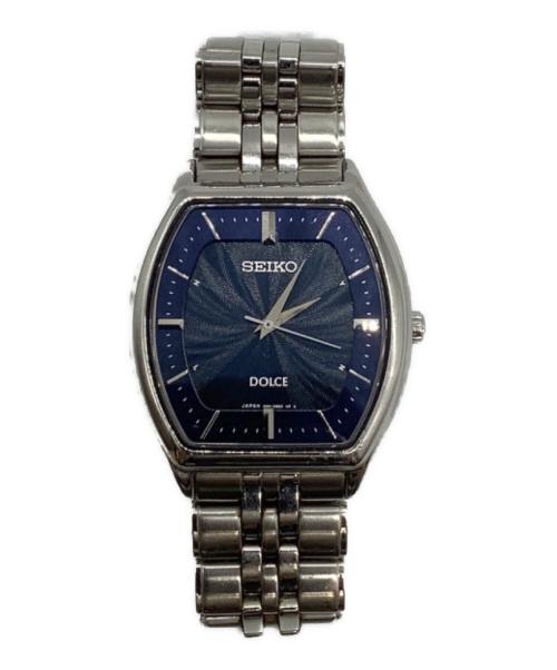 SEIKO（セイコー）SEIKO (セイコー) ドルチェ　リストウォッチ ネイビーの古着・服飾アイテム