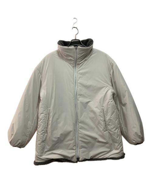 ELENDEEK（エレンディーク）ELENDEEK (エレンディーク) バーシブル ボア フリース パディング コート ホワイト サイズ:FREEの古着・服飾アイテム