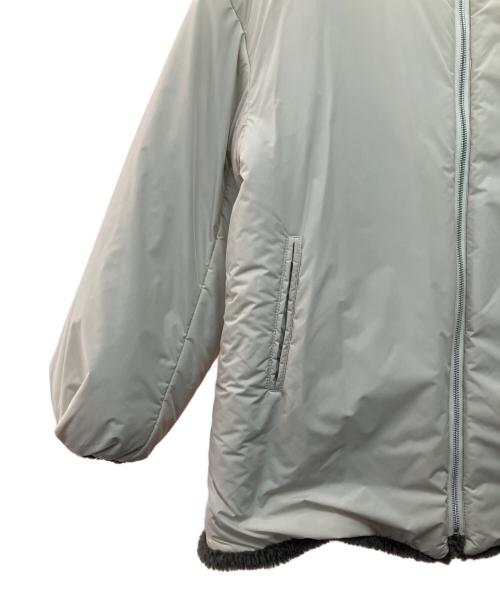 ELENDEEK（エレンディーク）ELENDEEK (エレンディーク) バーシブル ボア フリース パディング コート ホワイト サイズ:FREEの古着・服飾アイテム