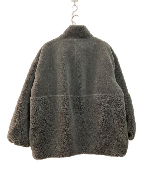 ELENDEEK（エレンディーク）ELENDEEK (エレンディーク) バーシブル ボア フリース パディング コート ホワイト サイズ:FREEの古着・服飾アイテム