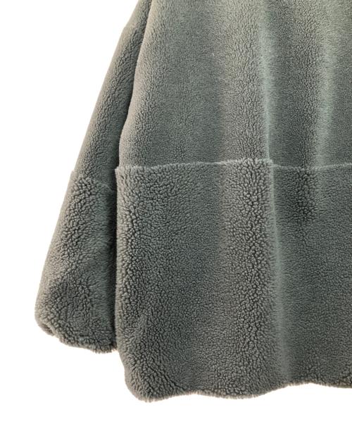 ELENDEEK（エレンディーク）ELENDEEK (エレンディーク) バーシブル ボア フリース パディング コート ホワイト サイズ:FREEの古着・服飾アイテム