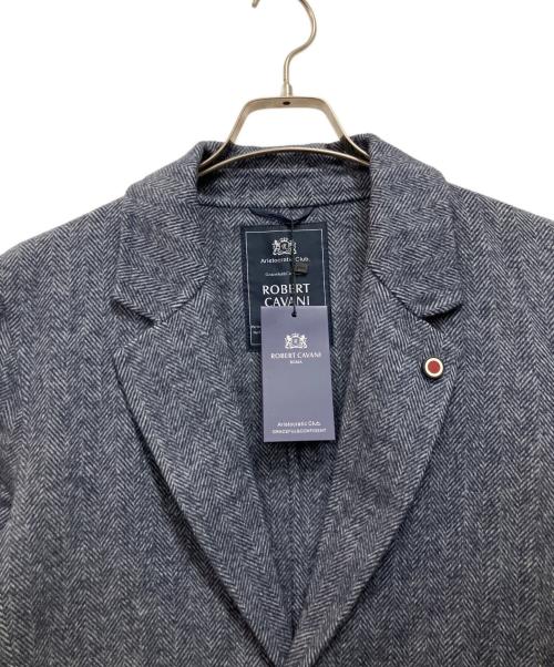 ROBERT CAVANI（ロベルトカバーニ）ROBERT CAVANI (ロベルトカバーニ) テーラードジャケット ブルー サイズ:48の古着・服飾アイテム