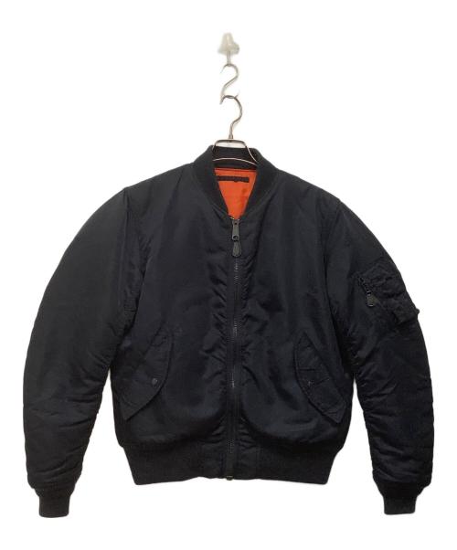 AVIREX（アヴィレックス）AVIREX (アヴィレックス) MA-1ジャケット ネイビー×オレンジ サイズ:Lの古着・服飾アイテム