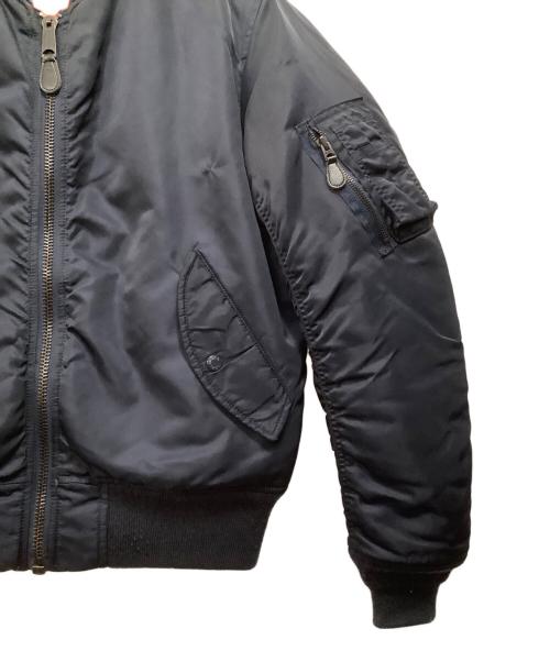 AVIREX（アヴィレックス）AVIREX (アヴィレックス) MA-1ジャケット ネイビー×オレンジ サイズ:Lの古着・服飾アイテム